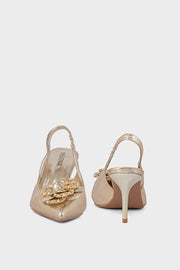 Party Wear Sling Back IP4012-Golden