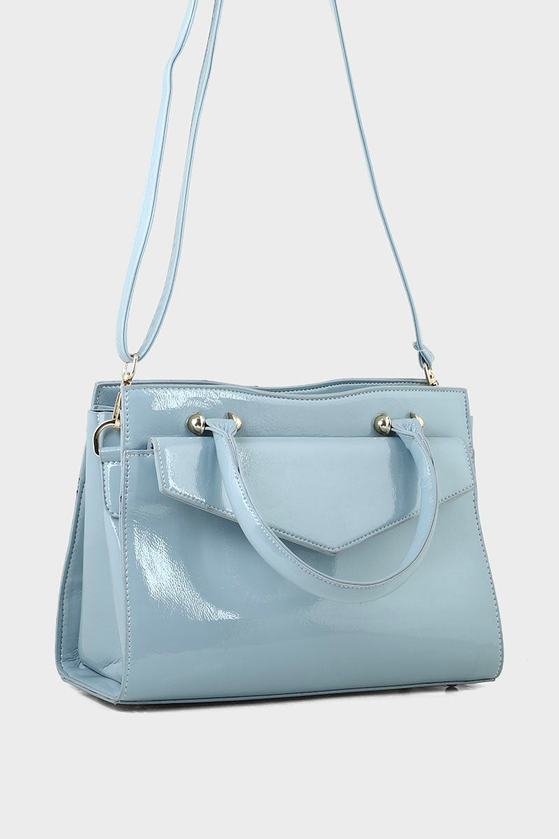 Top Handle Hand Bags BH0031-Ice Blue