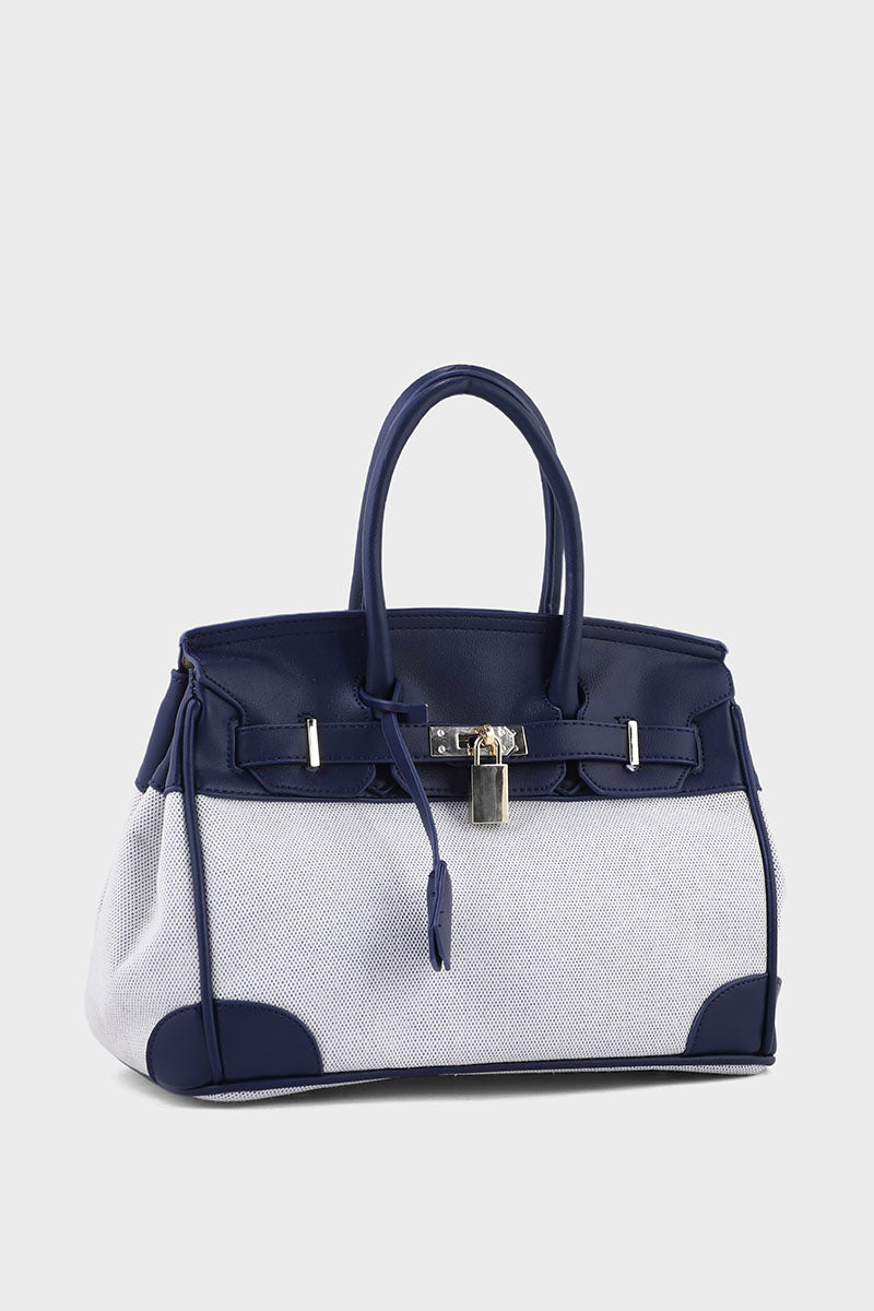 Trapeze Hand Bags BH0054-Navy