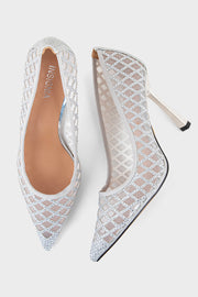 Pary Wear Court Shoes IP5048-Silver