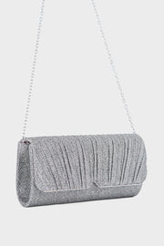 Party Wear Clutch BK4034-Silver