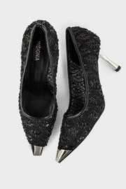 Pary Wear Court Shoes IP5051-Black