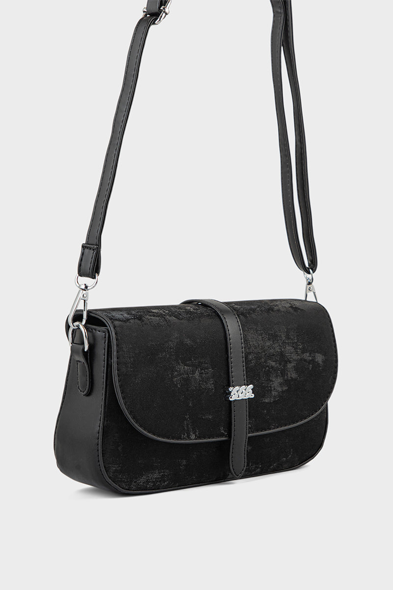 Flap Shoulder Bags BS2133-Black