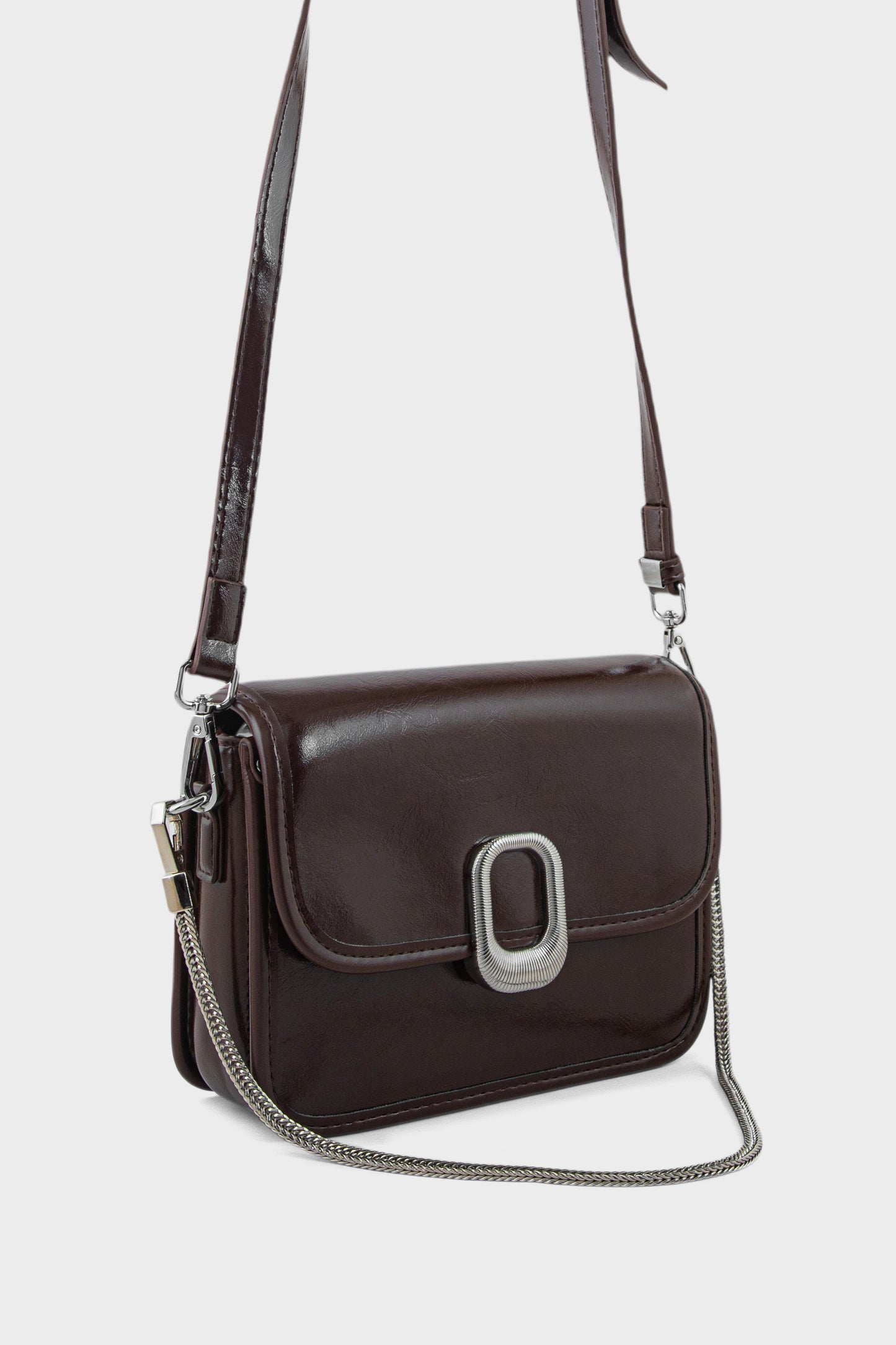 Cross Shoulder Bags BS2294-Burgundy
