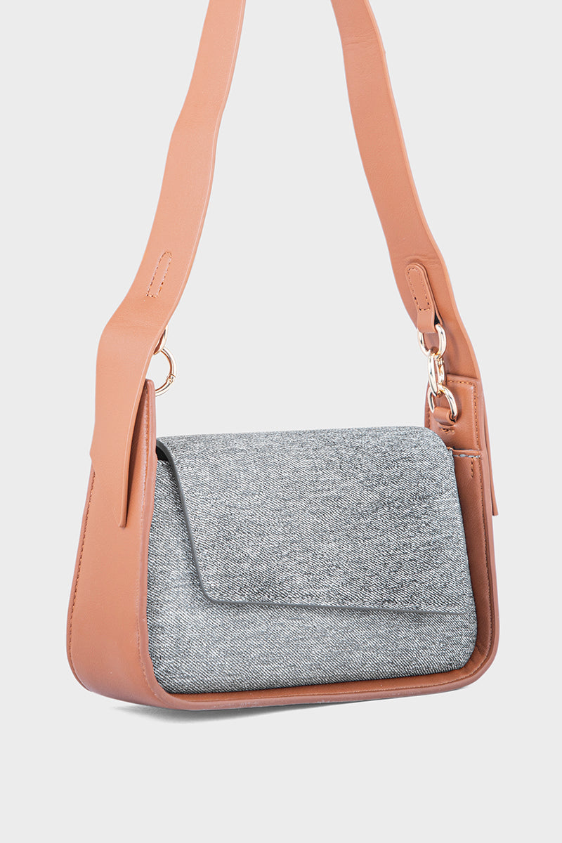 Baguette Shoulder Bags BS2035-Grey