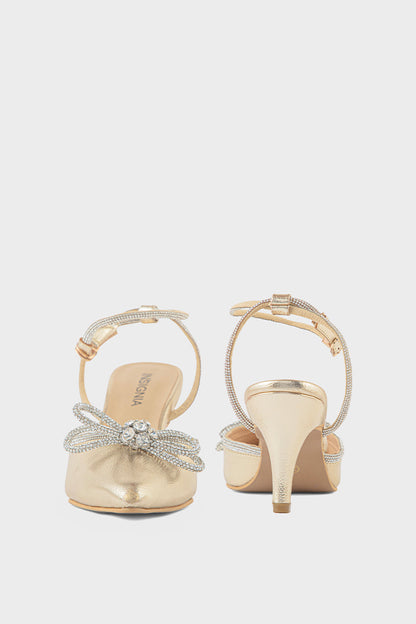 Party Wear Sling Back IP4029-Gold