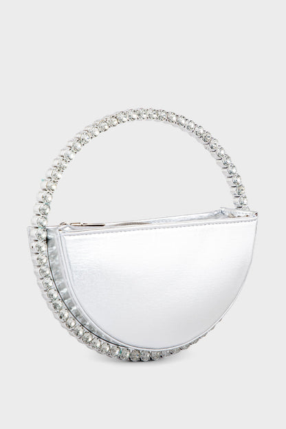 Party Wear Clutch BH0118-Silver
