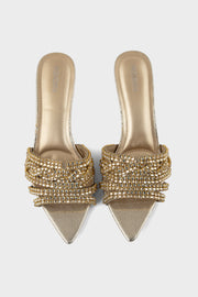 Party Wear Slip On IP0080-Gold