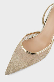Party Wear Sling Back IP4047-Gold