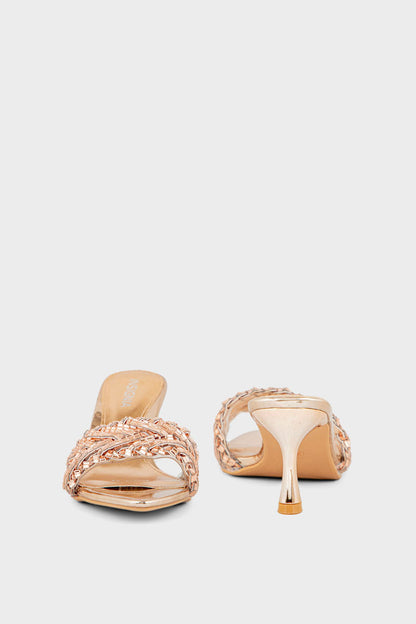 Party Wear Slip On IP0046-Rose Gold