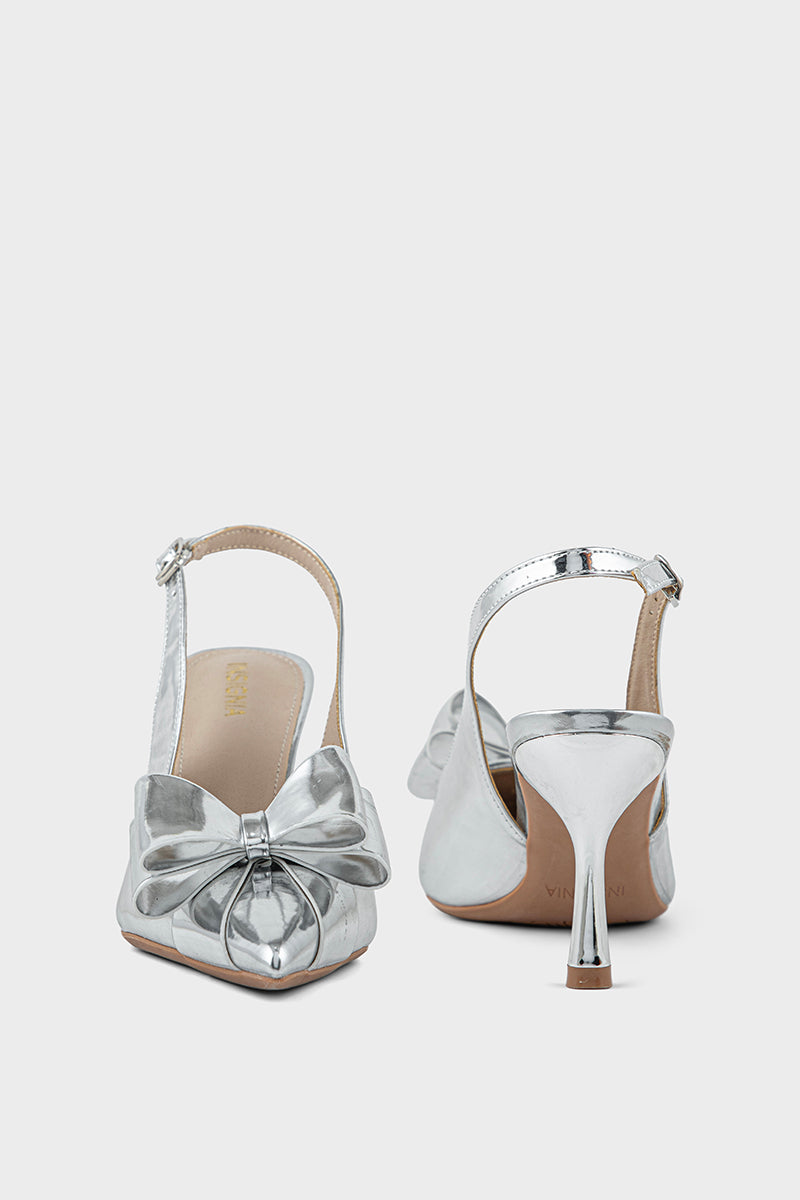 Party Wear Sling Back IP4024-Silver
