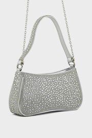 Top Handle Hand Bags BH0045-Silver