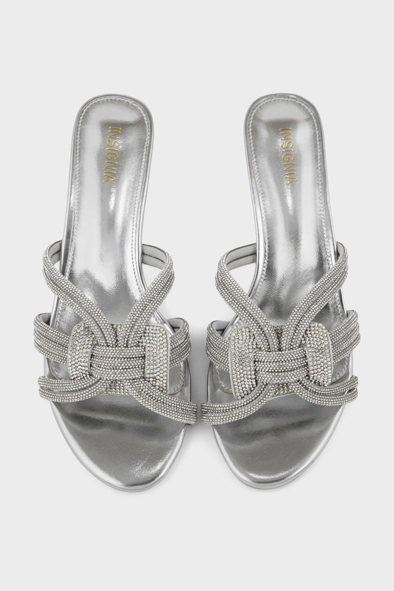 Party Wear Slip On IP0119-Silver