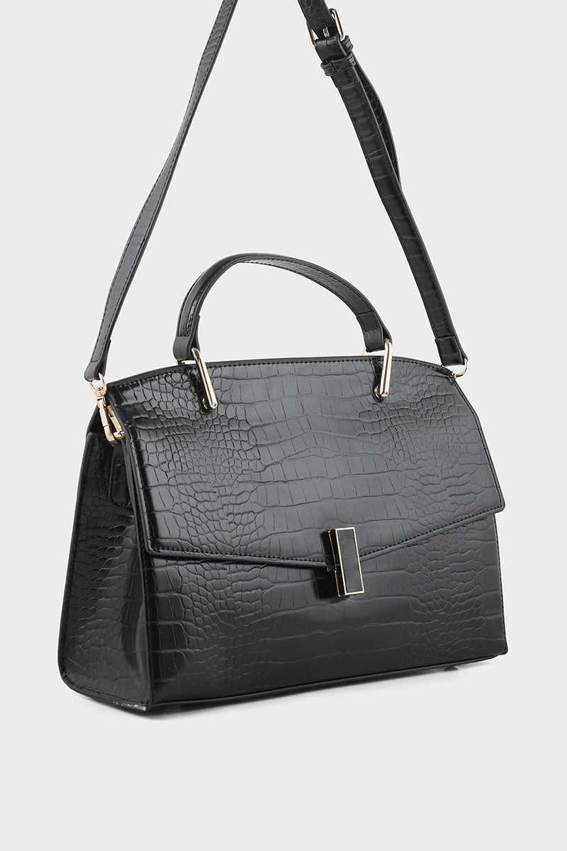 Top Handle Hand Bags BH0013-Black