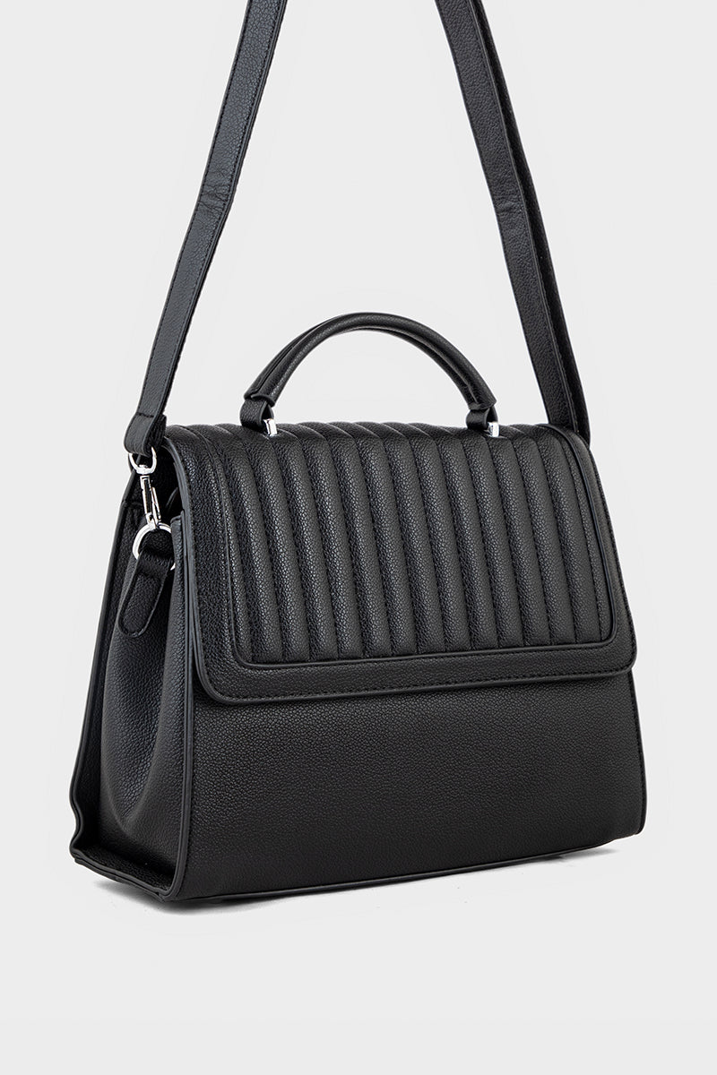 Flap Shoulder Bags BH0093-Black