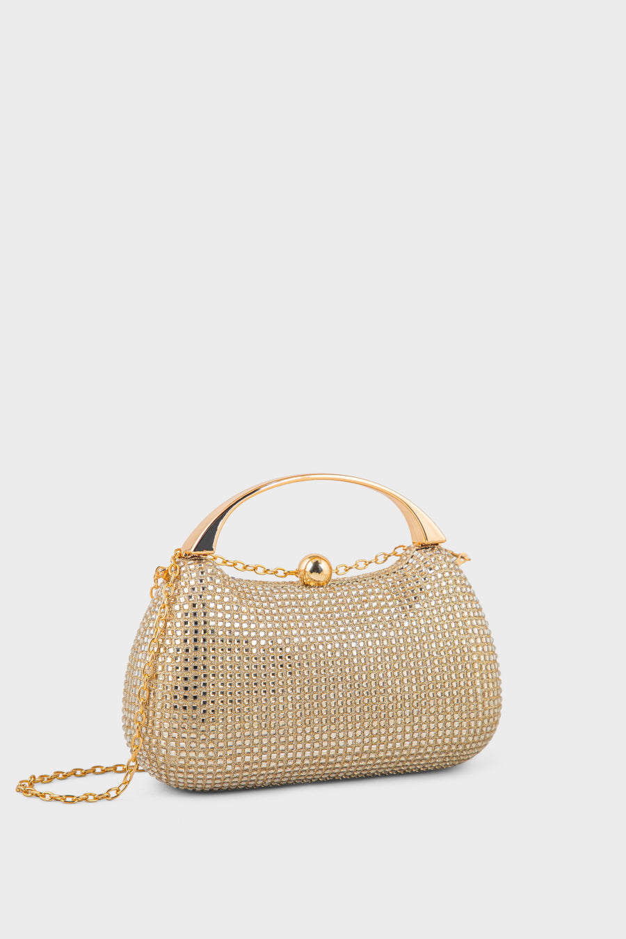 Party Wear Clutch BK4154-Gold