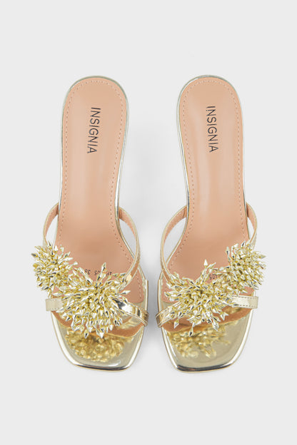 Party Wear Slip On IP0105-Gold