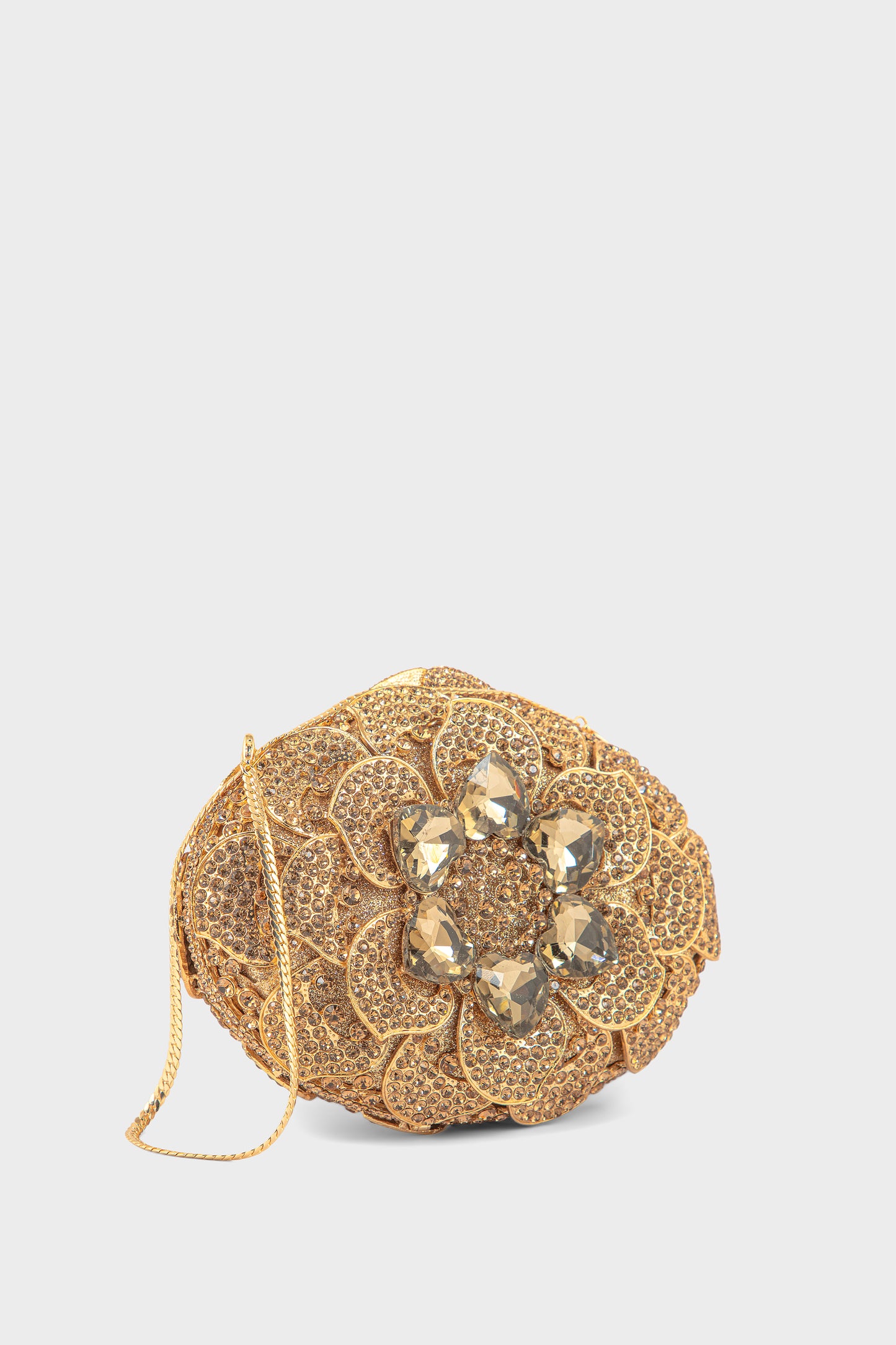 Party Wear Clutch BK4138-Golden