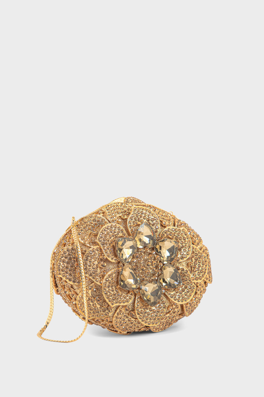 Party Wear Clutch BK4138-Golden