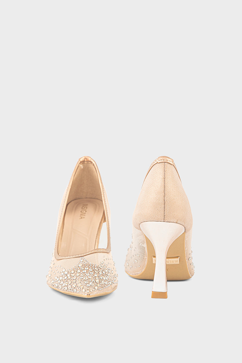 Party Wear-Court Shoes-IP5017-Gold