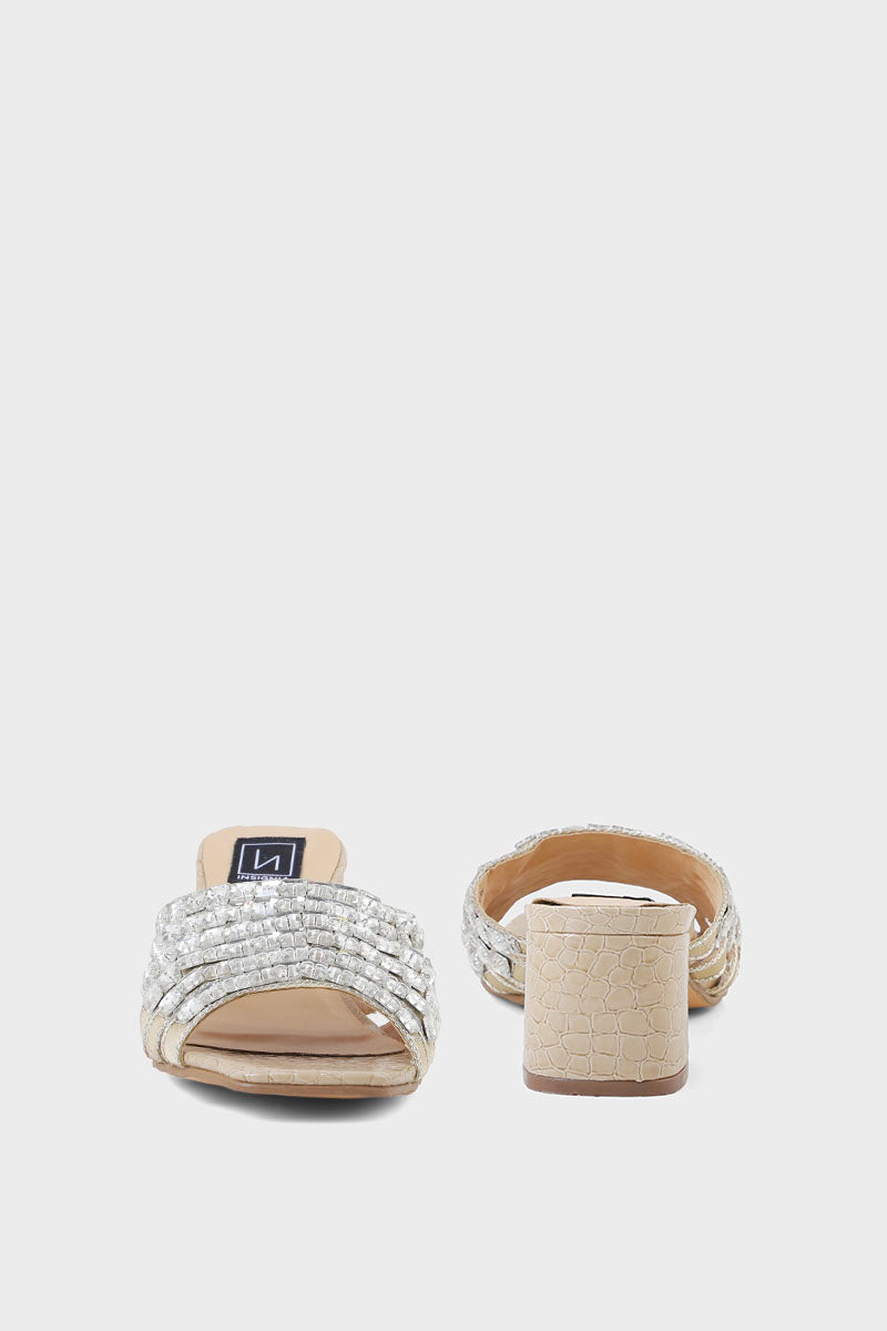 Party Wear Slip On IP0001-Beige