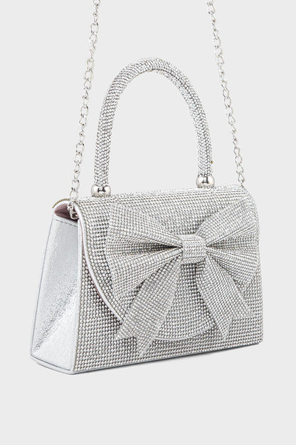 Top Handle Hand Bags BH0038-Silver