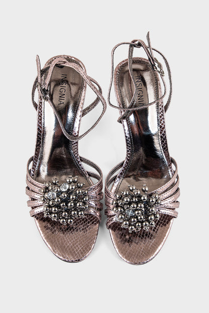 Party Wear Sandal IP2077-Pewter