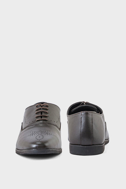 Men Formal Oxford MF8000-Coffee