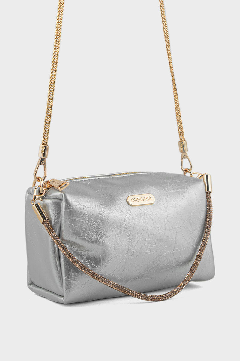 Cross Shoulder Bags BS2151-Silver
