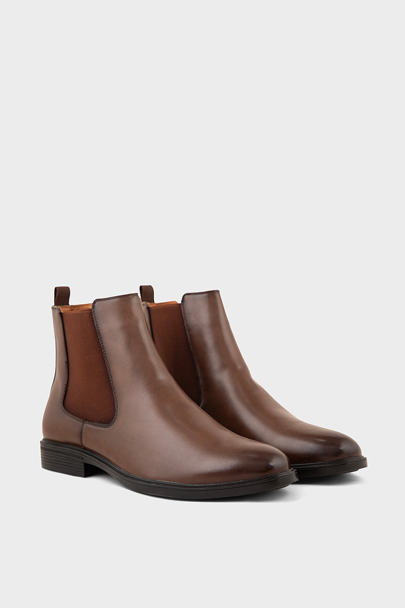 Men Formal Boots MF9000-Brown