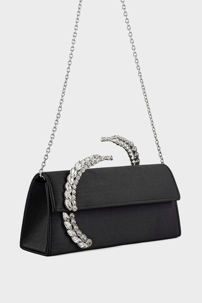 Party Wear Clutch BK4122-Black