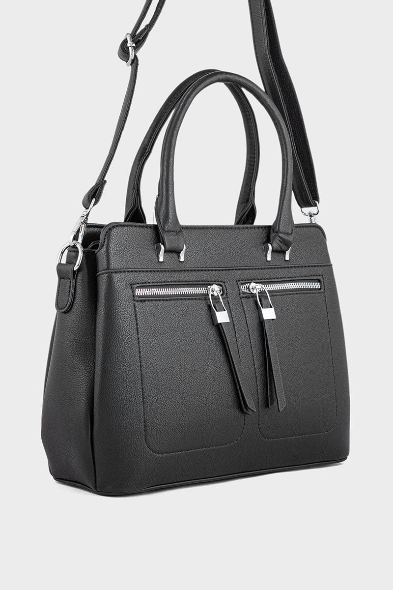 Top Handle Hand Bags BH0106-Black