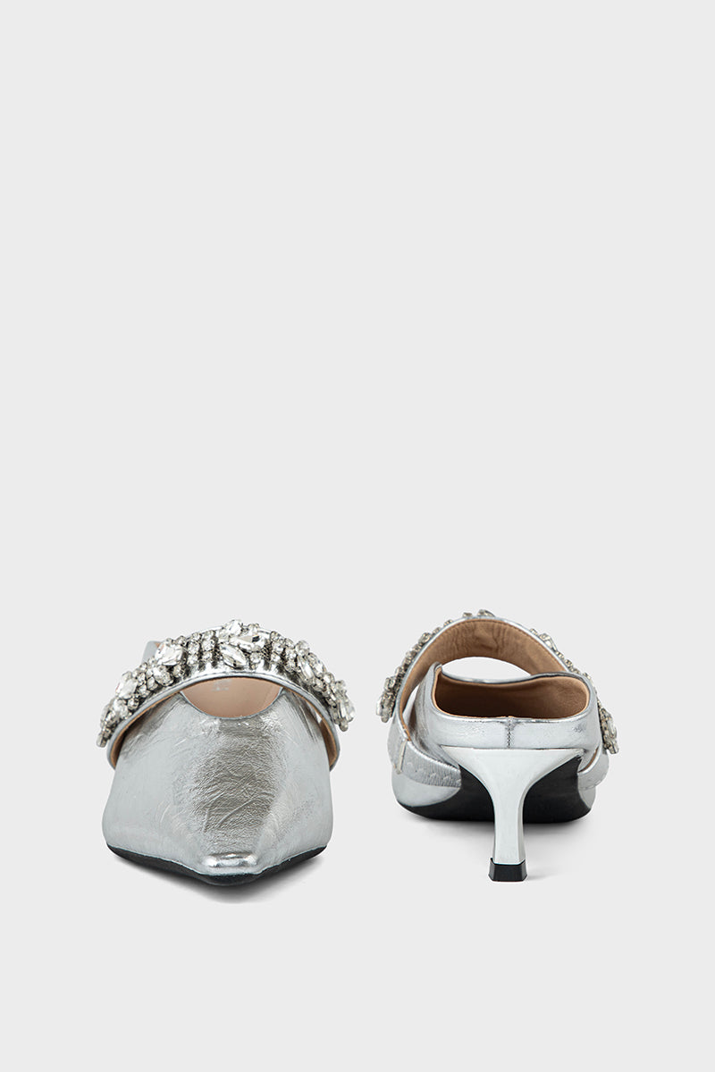 Party Wear Mule IP8511-Silver
