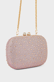 Party Wear Clutch BK4077-Champagne