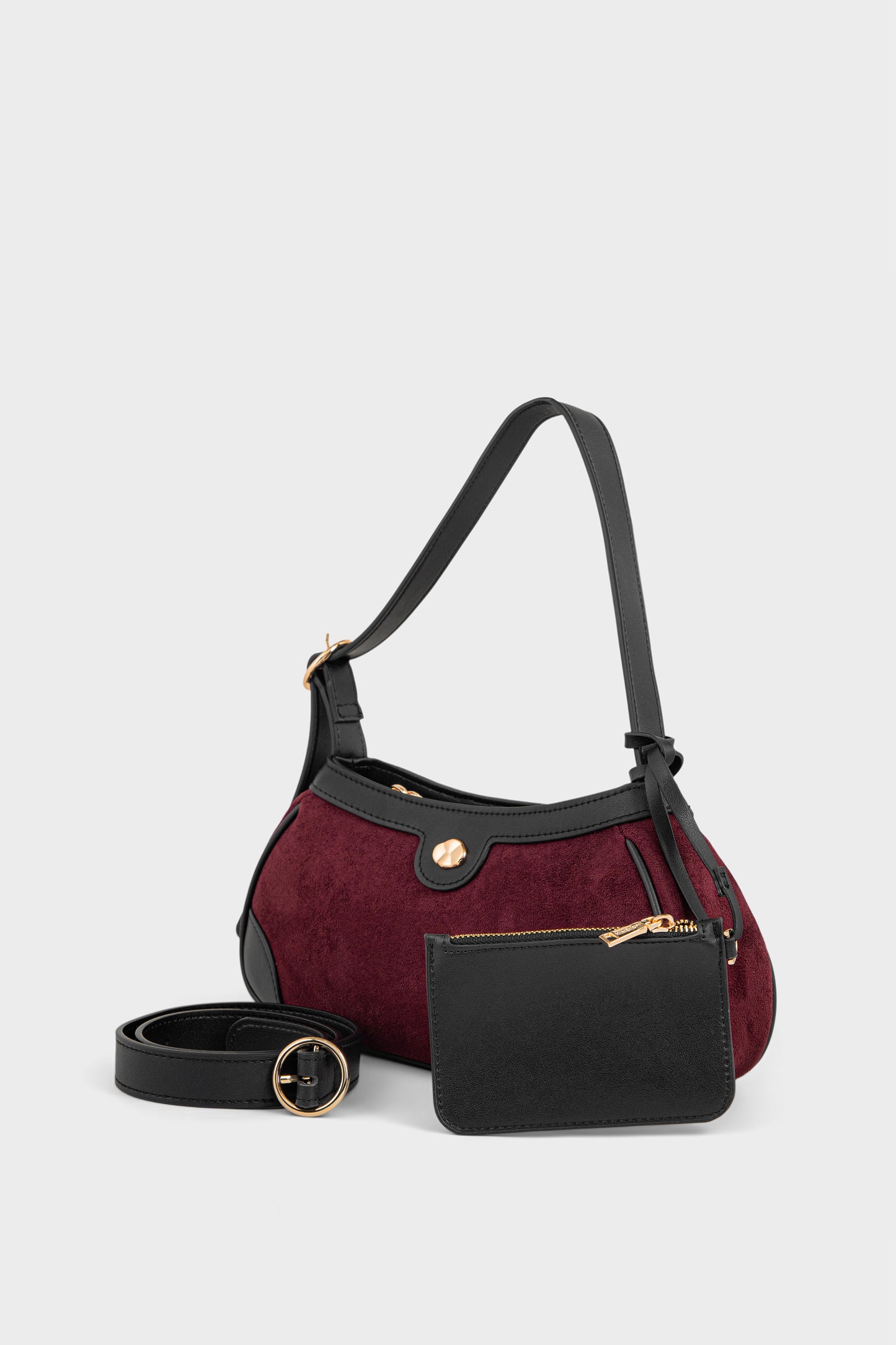 Formal Shoulder Bags BS2225-Maroon