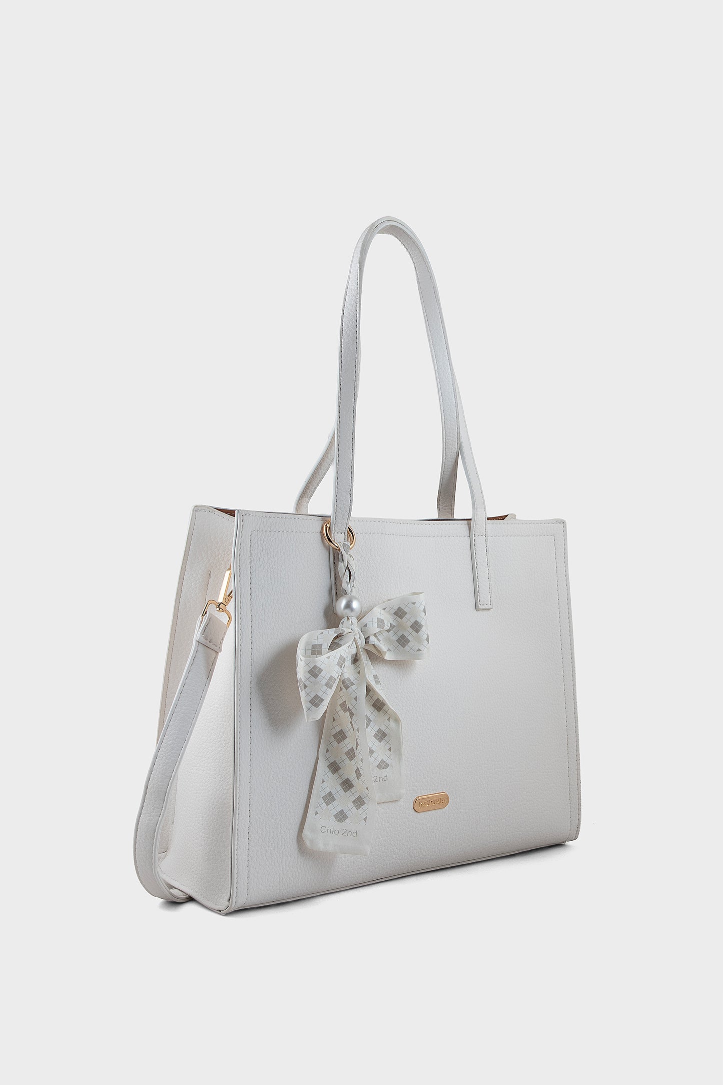 Tote Hand Bags BS2320-White