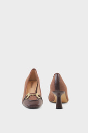Formal Court Shoes I44487-Brown