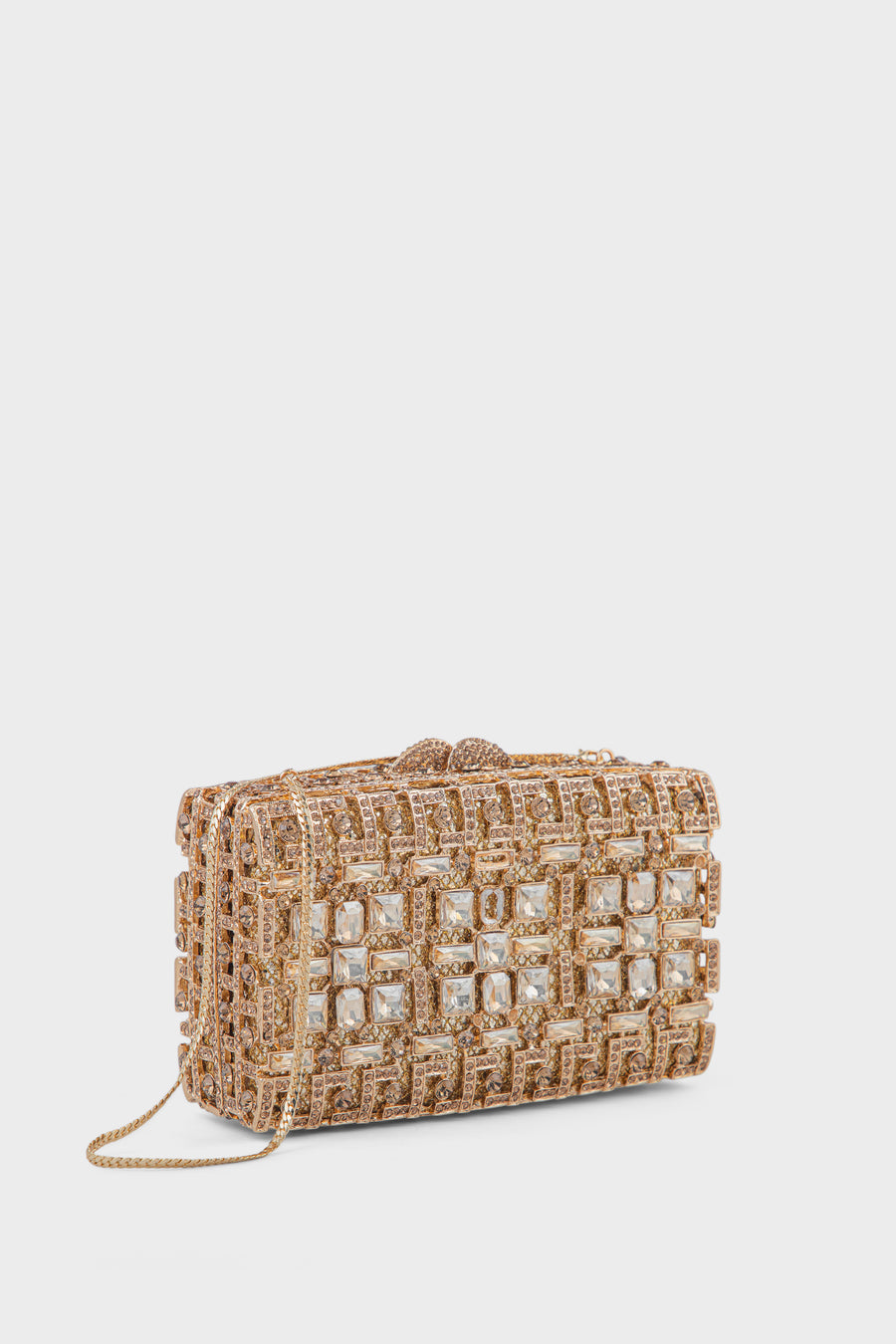 Party Wear Clutch BK4124-Gold