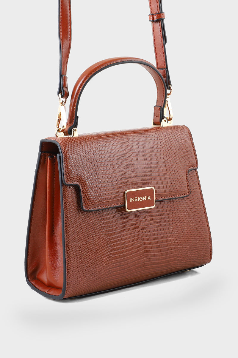 Trapeze Hand Bags B15110-Brown
