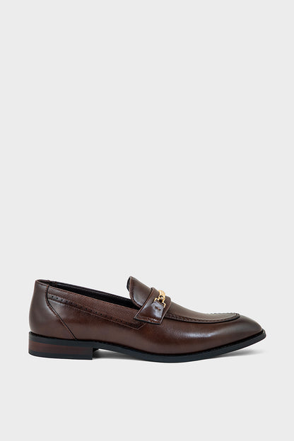 Men Formal Loafers MF7061-Dark Brown