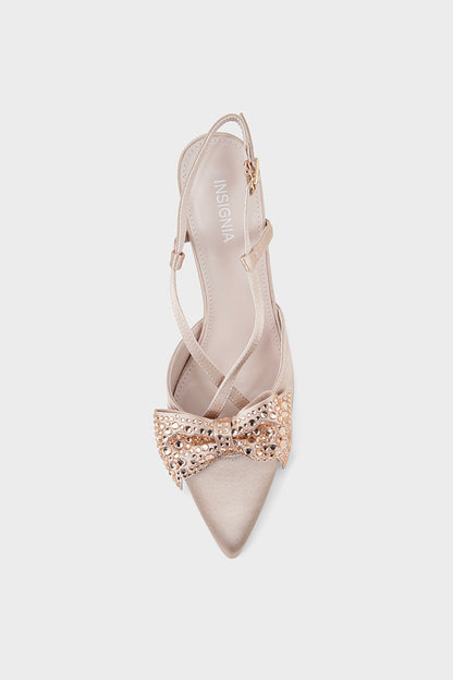 Party Wear Sling Back IP4040-Rose Gold