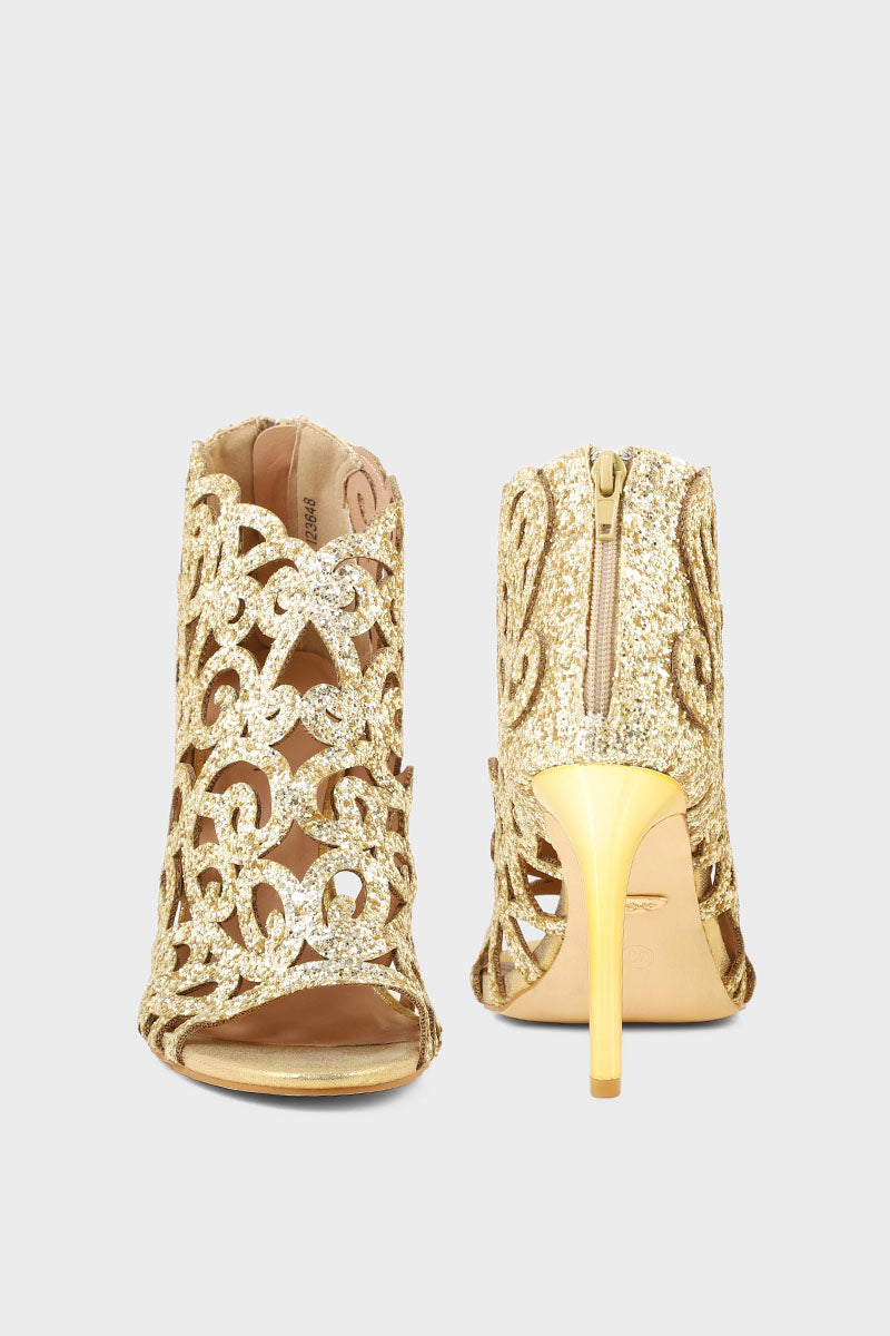 Party Wear Sandal I23648-Golden