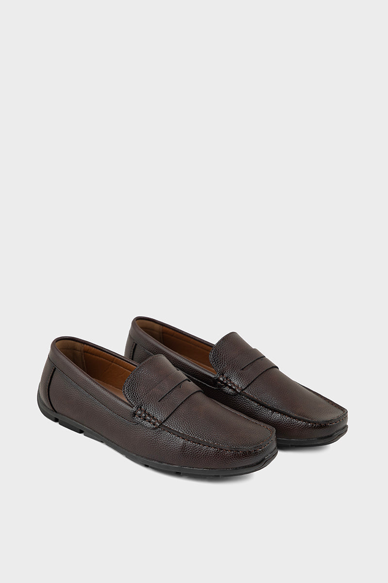 Men Casual Moccasin MC4048-Coffee