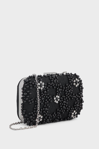 Party Wear Clutch BK4104-Black