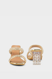Party Wear Slip On IP0047-Golden