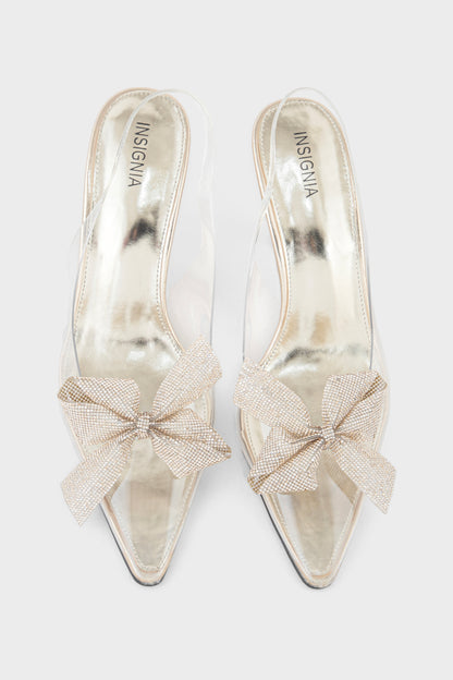 Party Wear Sling Back IP4035-Gold