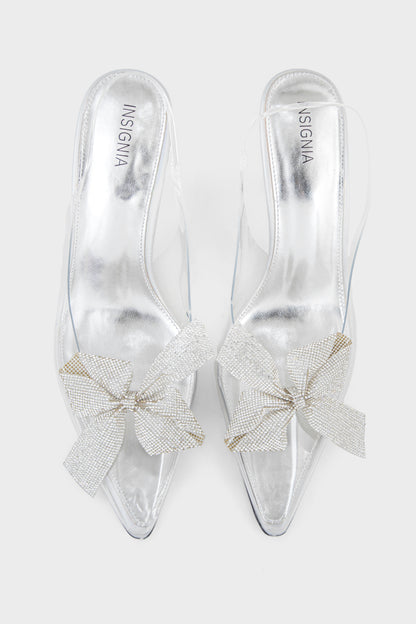 Party Wear Sling Back IP4035-Silver