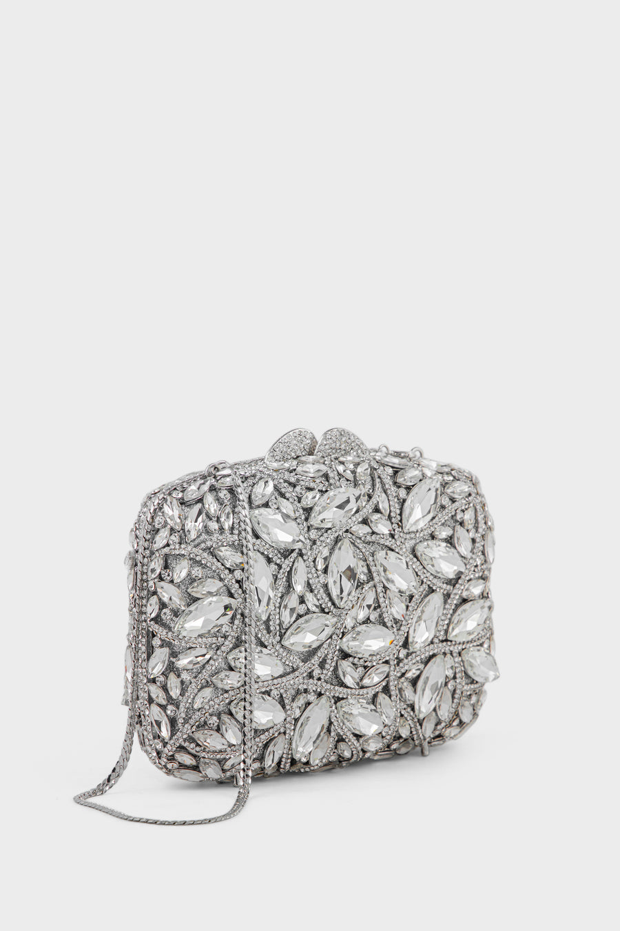 Party Wear Clutch BK4127-Silver