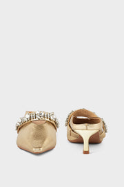 Party Wear Mule IP8511-Gold