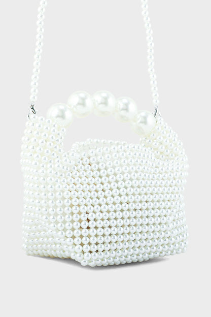 Party Wear Clutch BK4053-White
